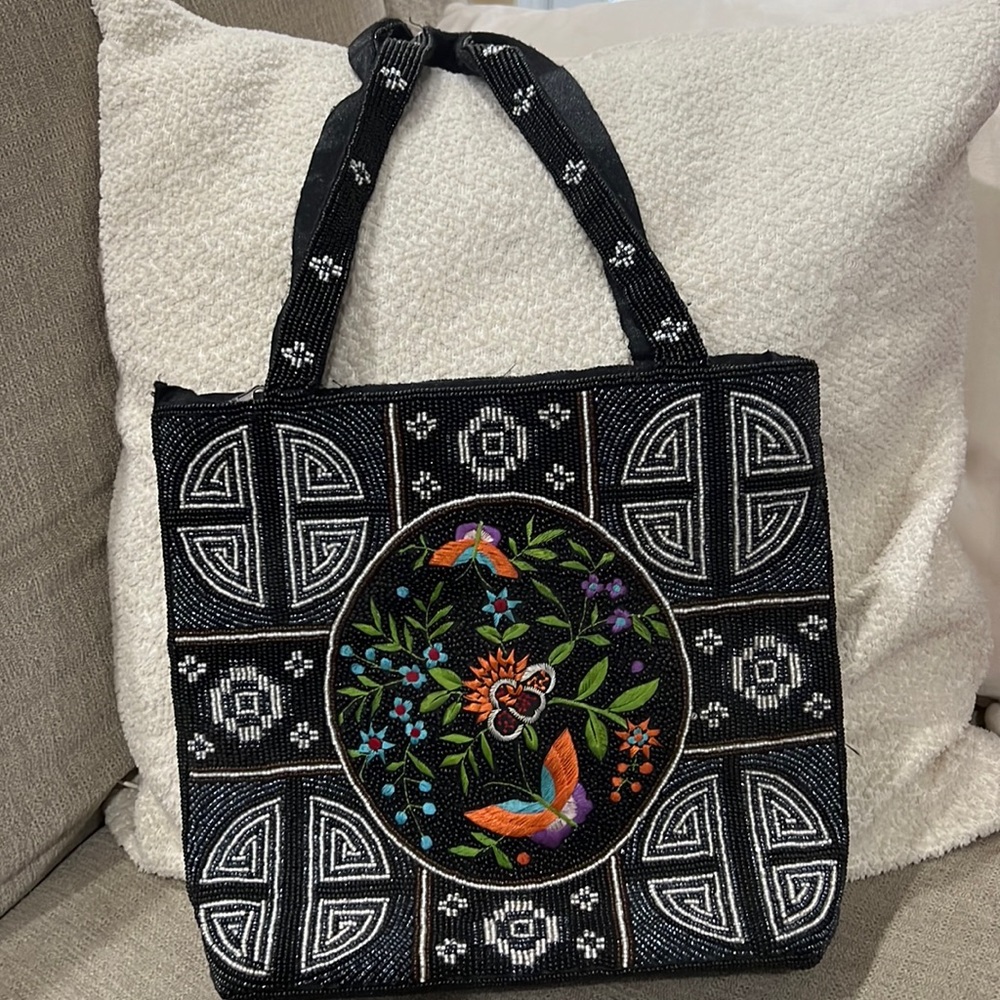 Beaded Shoulder Bag
